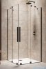 Radaway Furo Black KDD kabina 80x110cm szkło przejrzyste 10105080-54-01L/10105110-54-01R